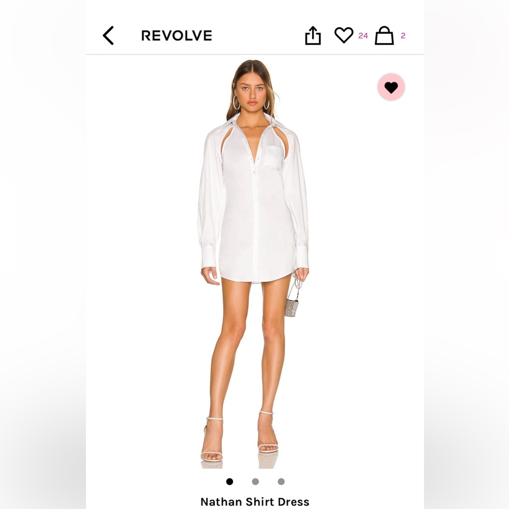 h:ours Nathan shirt dress
